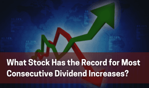 what stock has the record for most consecutive dividend increases