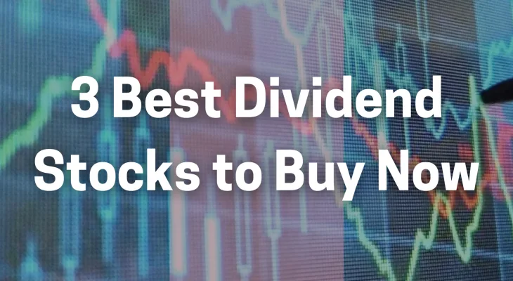 3 best dividend stocks to buy now